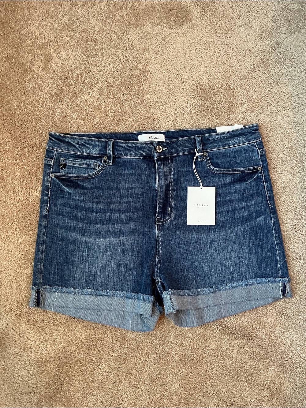 NWT Kancan High Rise Denim Shorts